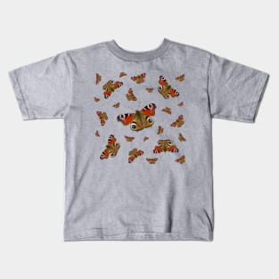 Peacock Butterfly design art work Kids T-Shirt